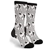 Women Men Crew Socks Cute Keeshond Office Socks Super Soft Workout Socks Funky Calf Crew Socks For Trekking Camping Climbing