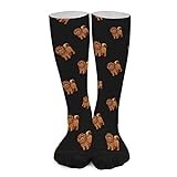 Cute Chow Chow Sport Socks Winter Warm Thick Athletic Stockings For Men Women