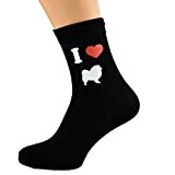 GTR-Prestige Giftware I Love Chow Chows Black Socks Mens UK Size 6-12 Eur 39-46 (X6N160)