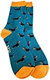 Purple Possum® Mens Socks Novelty Dachshund Dogs Fun Bamboo Cotton Blend UK Sausage Dog Shoe Size 8-12 Gift Idea