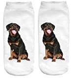 FUREVER GIFTS Rottweiler Dog Unisex Trainer Socks One Size Polyester 1 Pair