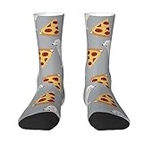 Oudrspo Great Pyrenees Pizza Women Men Crew Socks Cushioned Crew Socks Athletic Compression Socks