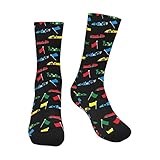 Men's Socks With Chinese Crested Dog Paw Paws Print Pattern on Them Unisex Adult Cool Novelty Design