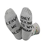 Chihuahua Dog Pet Lover Socks Leave Me Alone Only Talking To My Chihuahua Today Socks Gift for Dog Lover (U.Chihuahua)