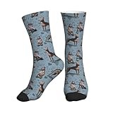 KWQDOZF Mexican Hairless Xoloitzcuintle Dog Novelty Socks Athletic Socks Sport Running Calf Socks Crew Socks Above Ankle Men Wome Cotton Socks