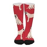 Novelty Crew Socks,English Mastiff Casual Funny Dress Socks Mid Calf Sport Athletic Socks For Women Men