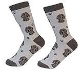 Weimaraner Dog Breed Socks Unisex Sock Daddy by E&S Pets
