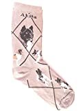 Akita Dog Design Novelty Socks In Grey (Large)