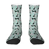 Appenzeller Sennehund Swiss Mountain Dog Roses Floral Dog Design, Compression Socks Crew Socks Casual Adult Socks Sports Socks