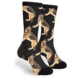 Men Women Walking Socks Shepherd German Dog Hiking Socks Comfortable Boot Socks Breathable Athletic Crew Socks For Trekking Camping Outdoor