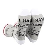 AATOP 2 Pairs I Have Standards Poodle Socks - Dog Lover Gift for Standard Poodle Mom Dad (I HAVE Standards Sku)