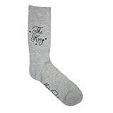 Papillon Collection Elvis Socks - Women's - Adults - Female Elvis Fans - Ankle Length - Tube Socks - 2 Count - Grau