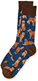 Pair of Men's Navy Golden Retriever Socks