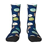 Oudrspo Wire Fox Terrier Women Men Crew Socks Cushioned Crew Socks Athletic Compression Socks