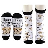 MYSOMY Cockapoo Dad Socks - Cockapoo Lover & Owner Gift (UK)