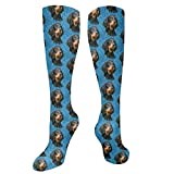 Crew Athletic Socks Gordon Setter Puppy Head Sport Socks Funny Running Socks Breathable Walking Socks For Sport Travel Work 50cm