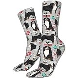 Trainer Socks Bernese Mountain Dog Breed Christmas Stockings Pet Lovers Holiday Athletic Socks Anti Bliste Socks Classic Walking Socks For Walking Climbing Yoga 40Cm