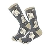 Pet Lover Socks - Fun - All Season - One Size Fits Most - For Women And Men – Dog Gifts (Bichon Frise Gifts - Socks)