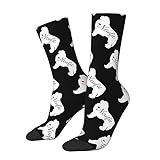 KWQDOZF Newfoundland Dog Socks Funny Novelty Crew Socks Gift for Men Women Teen
