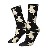KWQDOZF Komondor Socks Funny Novelty Crew Socks Gift for Men Women Teen
