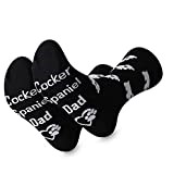 Cocker Spaniel Dad Crew Socks - English Spaniel Pet Lovers Gift for Dog Owners and Fathers