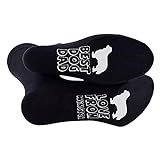 Best Dog Dad Cavalier King Charles Spaniel Sole Print Socks Personalised with Name Mens UK 5-12, One Pair, Black