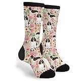 934 Novelty Running Socks English Springer Spaniel Work Socks Soft Office Socks Unisex For Trekking Men Runing 40Cm