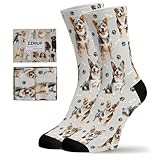 ZZRIUP Dogs Socks for Women & Men, Novelty Gifts for Dog Lovers, Australian Cattle, One size