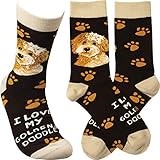 Socks - I Love My Goldendoodle, Multicolor