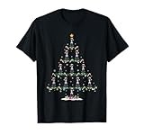 Great Dane Dog Christmas Tree Pajama Men Women Kids Ugly T-Shirt