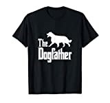 The Dogfather - dog gift, funny Irish Red and White Setter T-Shirt