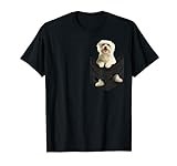 Funny Maltese dog in Your Pocket for Maltese Lovers T-Shirt