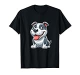 Cute Cartoon American Staffordshire Terrier T-Shirt