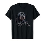 Lazy Black russian terrier T-Shirt