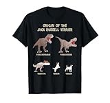 Origin of the Jack Russell Terrier Evolution History Meme T-Shirt