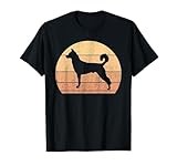 Retro Sunset Canaan Dog I Canaan Art I Canaan Dog T-Shirt