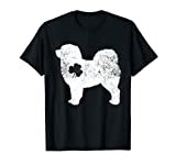 Irish Lucky with tibetan mastiff T-shirt. tibetan mastiff T-Shirt
