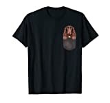 Dog In Pocket Funny Dog Lover Field Spaniel T-Shirt