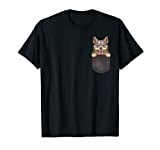 Dog In Pocket Funny Dog Lover Swedish Vallhund T-Shirt