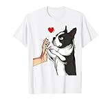 Boston Terrier Love Bostie Dog Mom Funny Girls T-Shirt