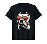 Retro Sunglasses Dogo Argentino T-Shirt