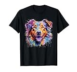 Sarplaninac Portrait | Portrait Colour Artwork T-Shirt