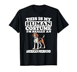 This is My Human Costume I'm Really An American Foxhound T-Shirt