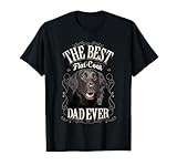 Best Flat Coat Dad Ever Flat Coated Retriever Gifts Vintage T-Shirt