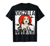 Funny Vintage Japanese Dogzilla Petit Basset Griffon Vendeen T-Shirt
