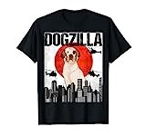 Funny Vintage Japanese Dogzilla Clumber Spaniel T-Shirt