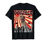 Funny Retro Japanese Dogzilla Scottish Deerhound T-Shirt