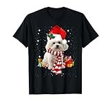 Funny Bichon Frise Christmas T-Shirt