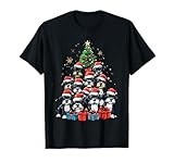 Miniature Schnauzer Santa Christmas Tree Xmas Dog Lover T-Shirt