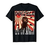 Funny Retro Japanese Dogzilla Irish Water Spaniel T-Shirt